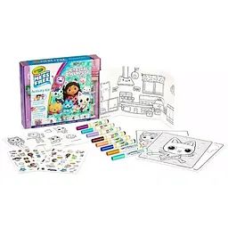 Набір для творчості Crayola Color Wonder Gabby's Dollhouse розмальовки фломастери наліпки - мініатюра 2