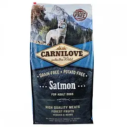 Сухий корм Carnilove Adult Salmon 12 кг з лососем для дорослих собак усіх порід - мініатюра 4