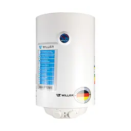 Водонагрівач WILLER PRIME 1500 Вт, "сухий" ТЕН, 30 л, циліндричний, вертикальний, білий (EV30DR) - мініатюра 1