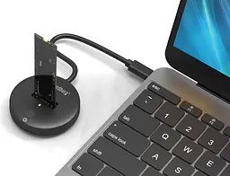 Док-станція USB3.2 Type-C -->SSD M.2, NVMe, M Key Sandberg - мініатюра 4