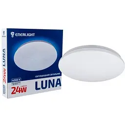 Cвітильник стельовий світлодіодний Enerlight Luna, 24Вт, 4000К, 322х55 мм (LUNA24SMD80N) - мініатюра 2