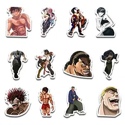 Стікерпак GeekLand Baki the Grappler 45 штук (SP BG 01) - мініатюра 5