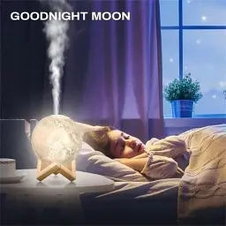 Зволожувач повітря для дому No Brand 3D Moon Lamp Light Diffuser (2085544314) - мініатюра 3
