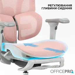 Офисное кресло OfficePro Elite OC950GLP Gray/Light Pink (OC950GLP) - миниатюра 12