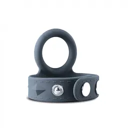 Ерекційне кільце Boners Cock Ball Strap, S/M (сірий)