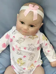 Силіконова колекційна лялька реборн reborn новонароджена дівчинка вулиця Reborn Dolls det0018815 - мініатюра 3