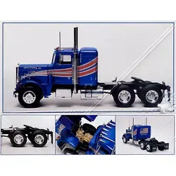 Збірна модель Revell Вантажний тягач Peterbilt 359 рівень 45, масштаб 1:25, 116 деталей (RVL-11506) - мініатюра 4