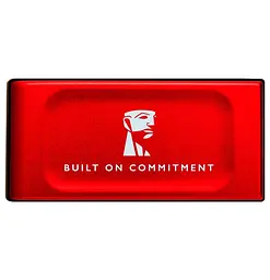 Зовнішній SSD накопичувач, 2Tb, Kingston XS1000 BoC, Red, Type-C 3.2 (Gen 2), 1050/1000 Мб/с (SXS1000R/2000GA)