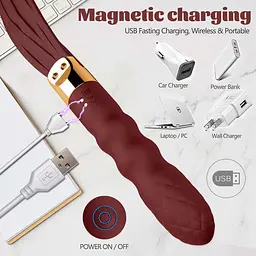 Вібратор-флогер Virbating flogger SCALA 56-4012 100067 - мініатюра 4