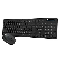 Комплект (Клавіатура та миша) Vinga KBSW-100 Wireless Black (KBSW-100) - мініатюра 4