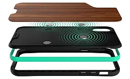 Оригинальный противоударный кожаный чехол для Apple iPhone XS MAX MOUS Leather Case Black - миниатюра 3