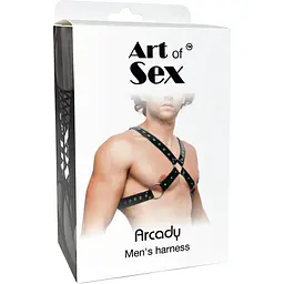 Чоловіча портупея Art of Sex - Arcady, Чорний XS-M - мініатюра 4