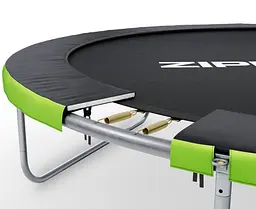 Батут із внутрішньою сіткою Zipro Jump Pro 16 футів 496 см чорно-зелений (5902659840707) - мініатюра 4