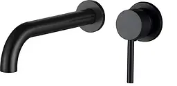 Змішувач для раковини VBI Milano Long black прихованого монтажу VBI-050103BL, Чорний матовий