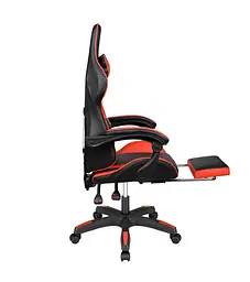 Крісло геймерське Kruger & Matz GX-150 з підставкою для ніг Red/Black - мініатюра 3