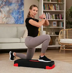 Степ платформа Hop-Sport HS-PP033AS чорно-червона - мініатюра 5
