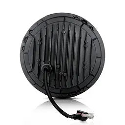 Фара LED ВАЗ 2101 2121 ВОЛГА ГАЗ КАМАЗ УАЗ 178 мм 7" 45W ближній+далекий+ходові вогніПД 210089 З 219263 - мініатюра 5