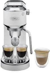 Рожкова кавоварка Delonghi Dedica Duo EC 890.WI
