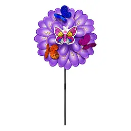 Дитячий вітрячок Квіточка V2457Violet діаметр квітки 22 см