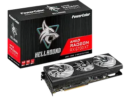 Відеокарта AMD Radeon RX 6700 XT 12GB PowerColor Hellhound (AXRX 6700XT 12GBD6-3DHL) Б/В