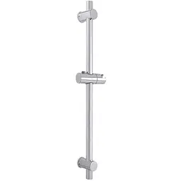 Душова стійка з тримачем універсальна Qtap Lepit 665 мм округла QTLEP82103OC Chrome Хром