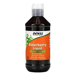 Бузина Elderberry Liquid 500 mg 237 ml NOW vit0006443