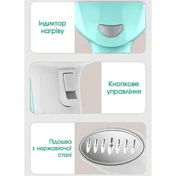 Відпарювач для одягу Bitek 1500 Вт бірюзовий - мініатюра 6