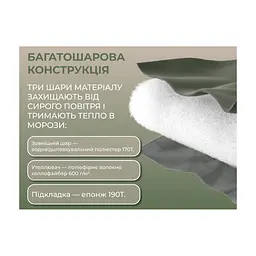 Спальний мішок Naturehike CNK2300SD014 MJ600 Січ, зелений (6979850308526) - мініатюра 8