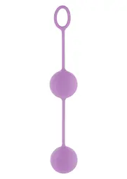 Вагінальні кульки Toy Joy RockRoll, 3.5 см, бузковий - мініатюра 3