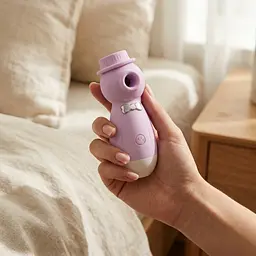 Вібратор вакуумний кліторальний Lilo USB медичний силікон 10,6x3,89 см Фіолетовий - мініатюра 2
