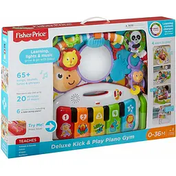 Килимок-ігровий центр Fisher-Price з технологією Smart Stages Натискай та грай, англ. мова (FWT18) - мініатюра 11