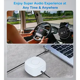 Перехідник USB-C to jack 3.5mm stereo audio (CDLA) 2.0m Choetech (AUX008-BK) - мініатюра 6