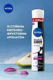 Антиперспірант Nivea Black & White Invisible Authentic 200 мл - мініатюра 4