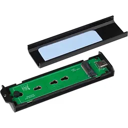 Зовнішня кишеня Chieftec M.2 PCIe NVMe/SATA SSD CEB-M2C-TLE USB3.2 Gen2 Type-C Tool-Less Aluminum/Plastic (CEB-M2C-TLE) - мініатюра 2