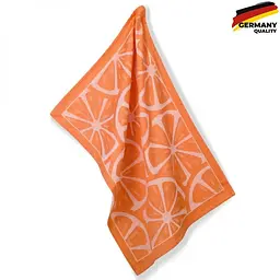 Кухонний рушник KELA Citrus 70x50 см помаранчевий (12461)