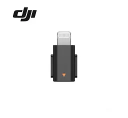Адаптер-перехідник для мікрофону DJI Mic Mini Lightning, Чорний (CP.RN.00000429.01) - мініатюра 2