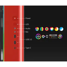 Корпус MONTECH King 95 Pro Red [169457] - мініатюра 12