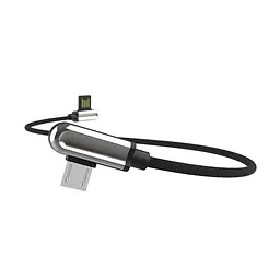 Кабель Aspor A118 USB – Micro (2.4A/1м)- срібло