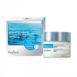 Нічний крем для обличчя для зволоження і регенерації шкіри Farmona Skin Aqua 50 мл