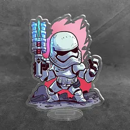 Акрилова колекційна фігурка Чібі Chibi Зоряні війни Star Wars - Штурмовик 10 см - мініатюра 2