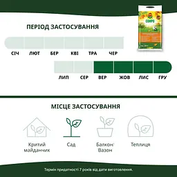 Тверде добриво тривалої дії для газону (осінь) COMPO 4 кг - мініатюра 5