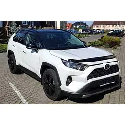 Дефлектор капоту мухобійка для Toyota RAV4 2019- Євро Кріплення (Vip Tuning) - мініатюра 3