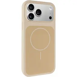 Чохол Epik Silk Duo Color (AA) NO LOGO with Magnetic Fit для Apple iPhone 17 Pro Max / 18 Pro Max (6.9") Antique White