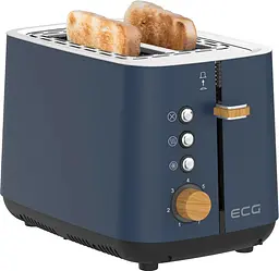 Тостер ECG ST 2768 Timber Petrol - мініатюра 6