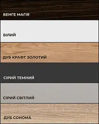 Тумба приліжкова широка з відкритими поличками 60х40х77.4см - мініатюра 4