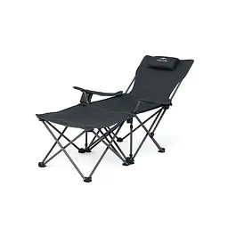 Складне туристичне крісло Naturehike CNK2350JJ011 алюміній (Чорний)