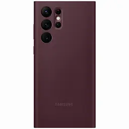 Чохол-книжка Samsung Smart Clear View Cover для Samsung Galaxy S22 Ultra SM-S908 Burgundy (EF-ZS908CEEGRU) - мініатюра 2