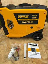 Інверторний бензиновий генератор-валіза з колесами DeWalt DWG70i-SE (7,0 -6.5 кВт) + електростартер - мініатюра 2