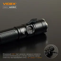 Портативний світлодіодний ліхтарик Videx VLF-A105Z 1200 Lm 5000 K (VLF-A105Z) - мініатюра 7