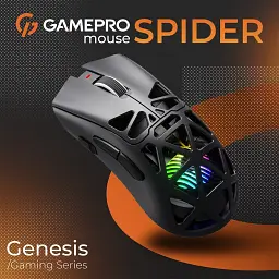 Bluetooth миша GamePro Genesis Spider Wireless/Bluetooth/USB Black (GM870B) UA - мініатюра 5